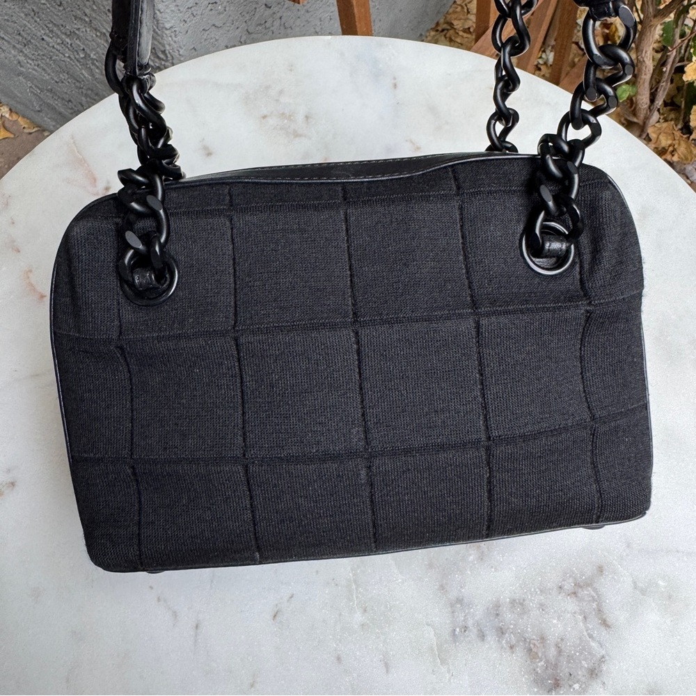 Chanel Y2K Jersey Chocolate Bar Shoulder Bag - Picture 5 of 13